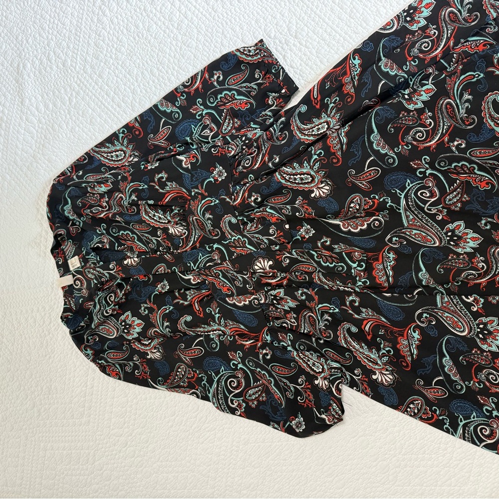 Paisley Print Blouse